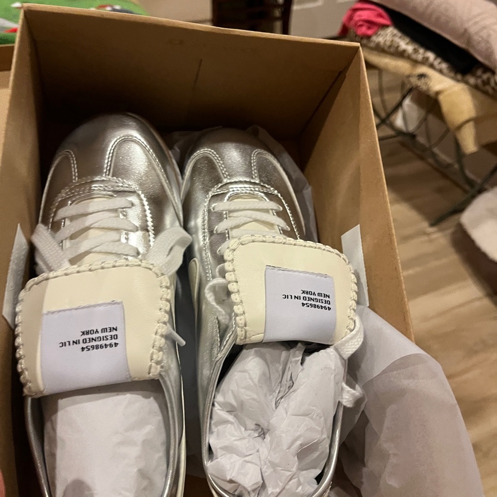 Steve madden Margiela Silver Women's Sneakers - Picture 9 of 11
